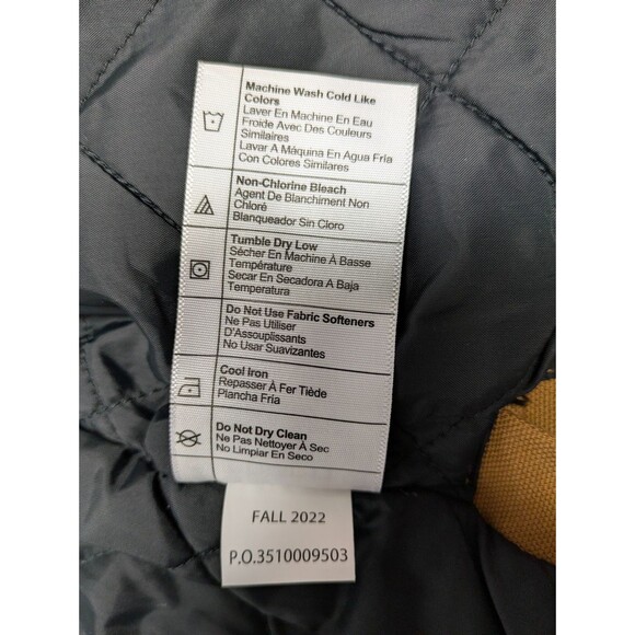 Carhartt Womens Loose Fit Weathered Washed Duck Coat Brown Size Medium NEW - Picture 14 of 14